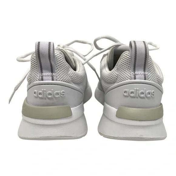 Adidas Racer TR21 White Silver Athletic Running Cloudfoam Shoes Women’s 7 - Picture 7 of 12